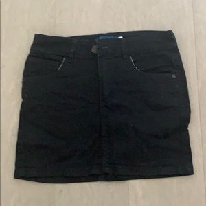 Black Jean Skirt